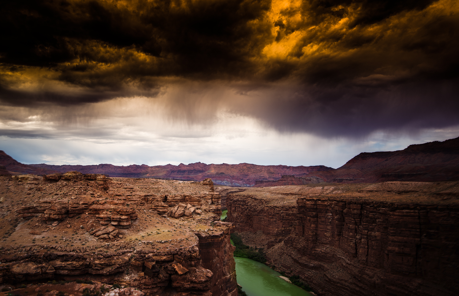 The Colorado River is mad